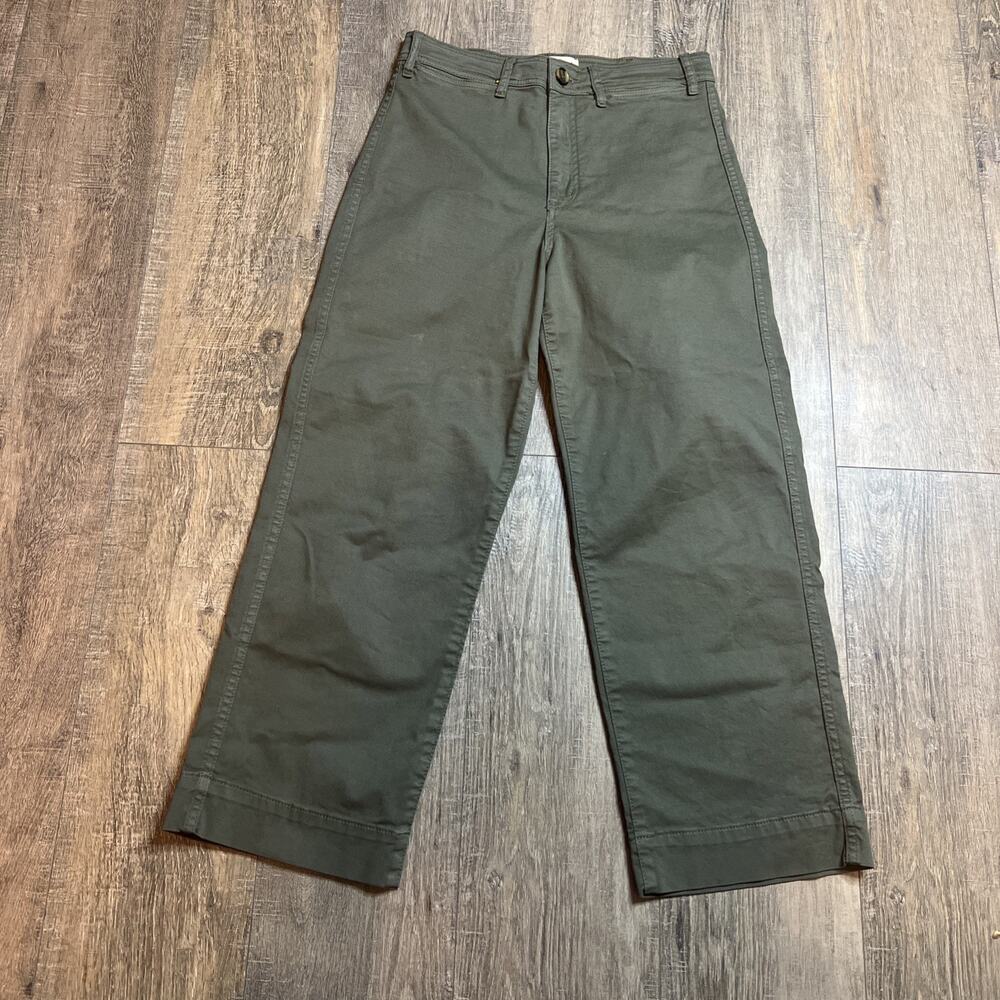 Marine Layer Olive Wide Leg Pants